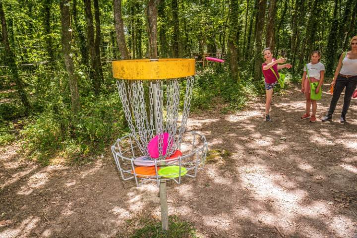 disc golf en famille près des sables d'olonne