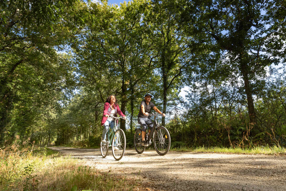 Piste cyclable entre Vairé et le Remblai des Sables d’Olonne