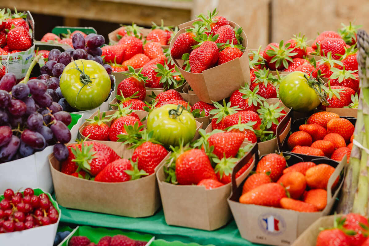 marché éphémère des Sables d'Olonne